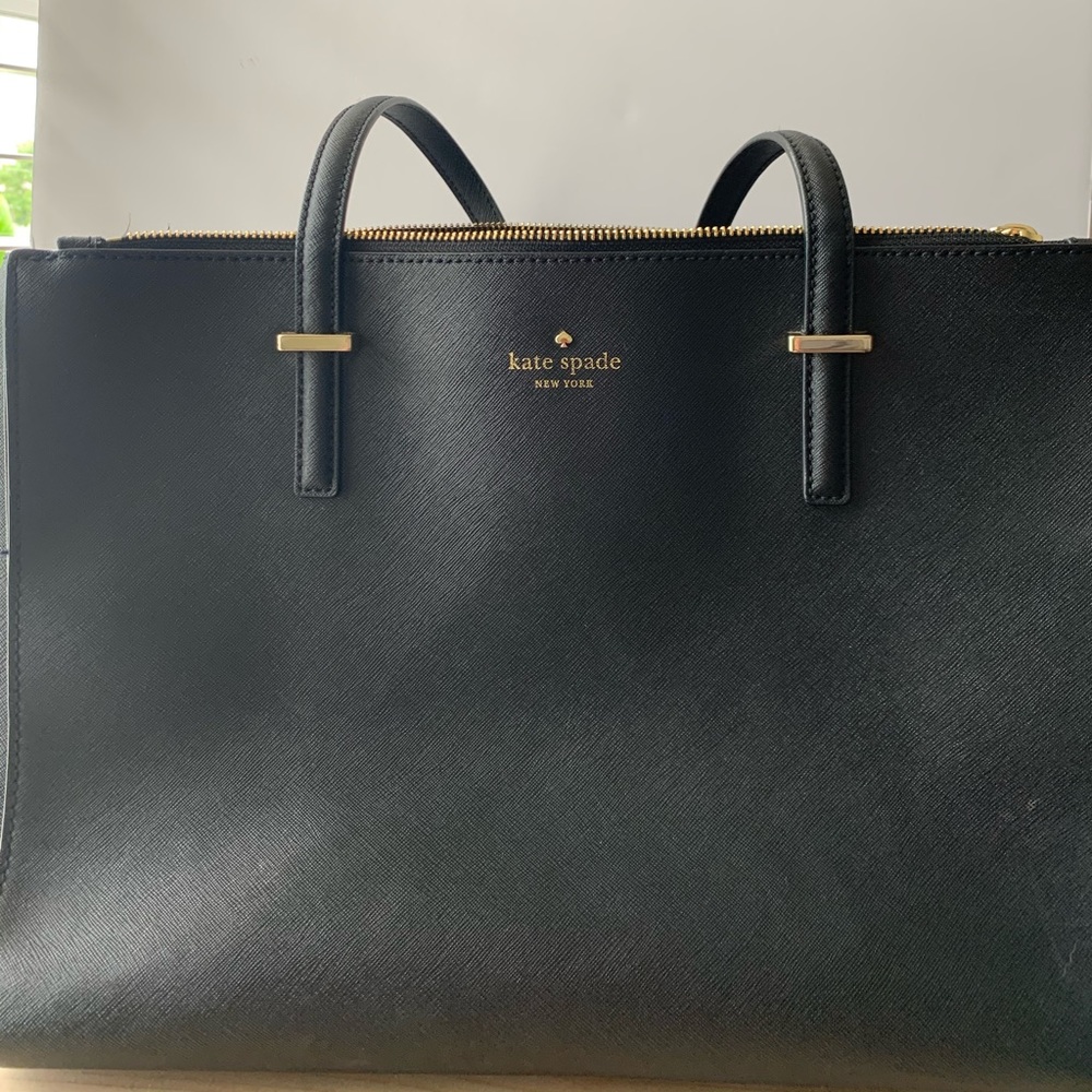 Kate Spade Black Cedar Street Jensen Lg Handbag
